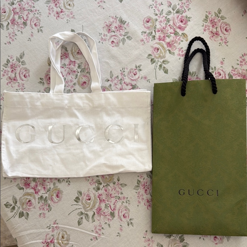 Gucci White Luxury Tote Bag